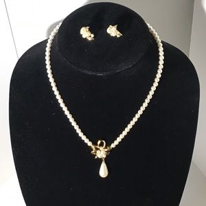 Matching Necklace and Earrings Set